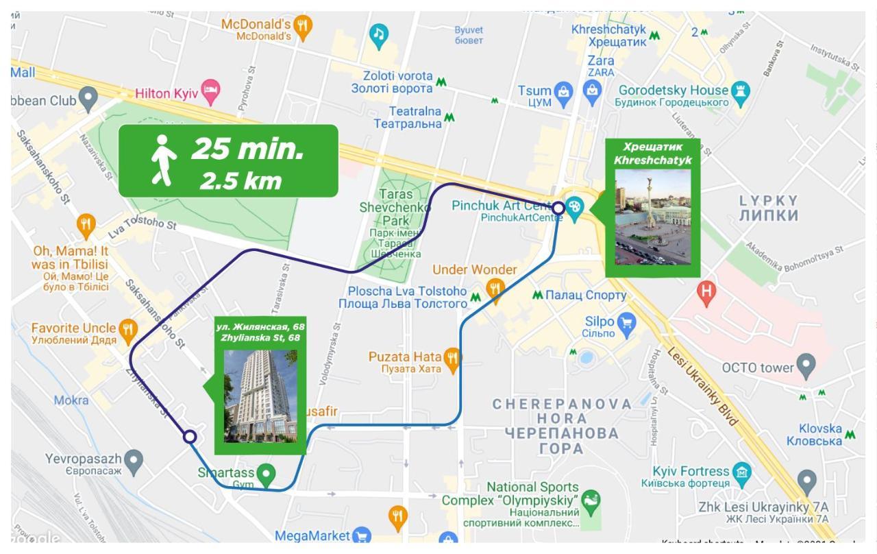 Petrovdom Ж38 In Luxury Apartments At 68 Zhylyanska Street,38 Perlyna Kiew Exterior foto
